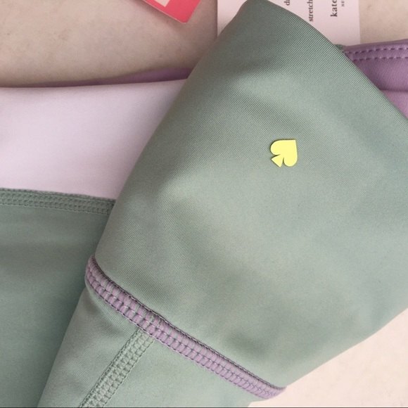 Kate Spade Color Spliced Legging Frozen Lilac NWT - Picture 6 of 13